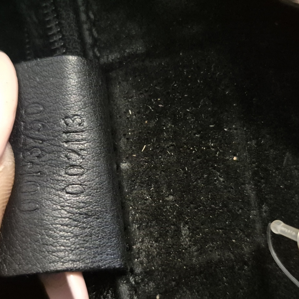100% Gucci Black Leather Satchel/ Bucket Bag/ Hobo - Picture 10 of 14
